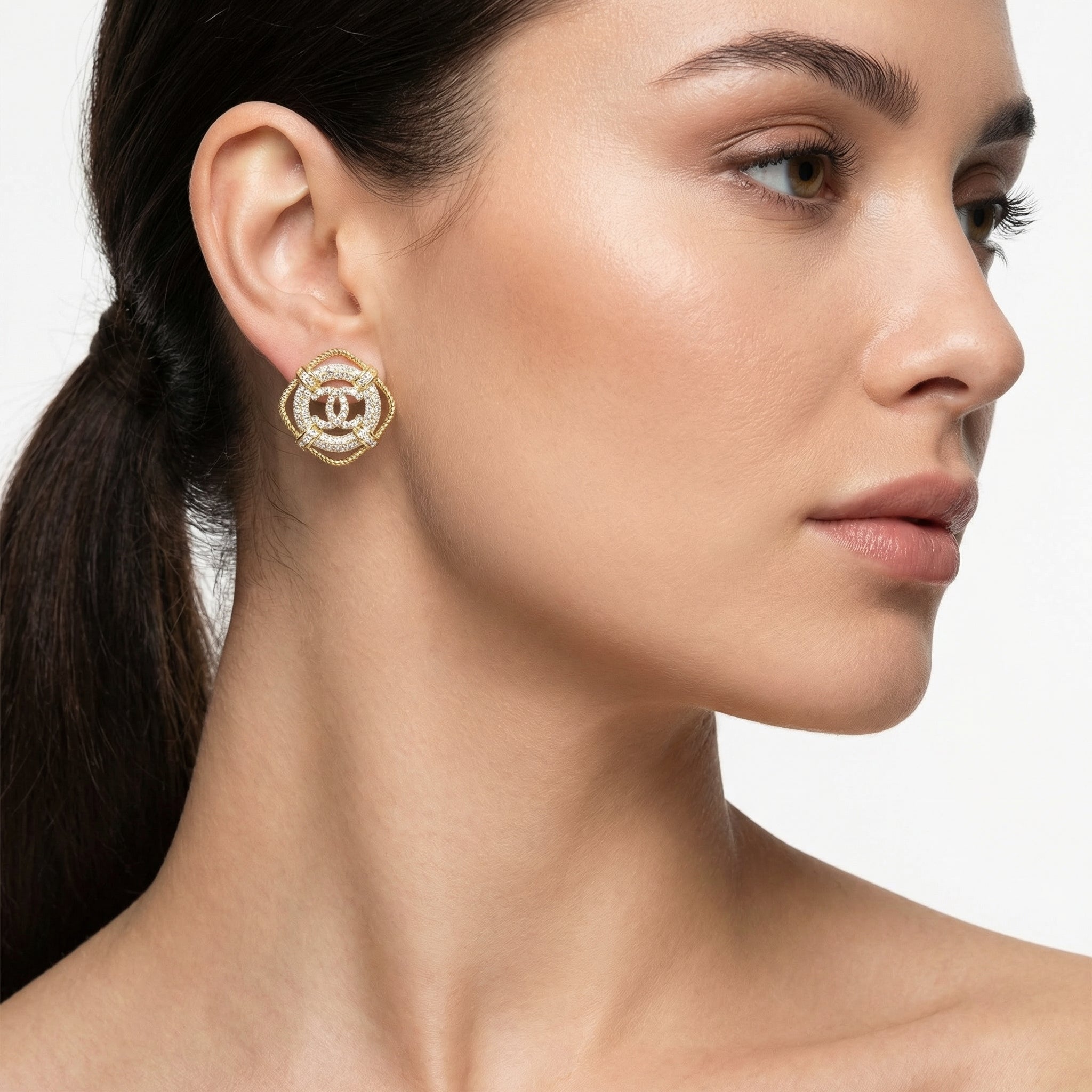 Stellar Twisted Küpe (İthal Model)