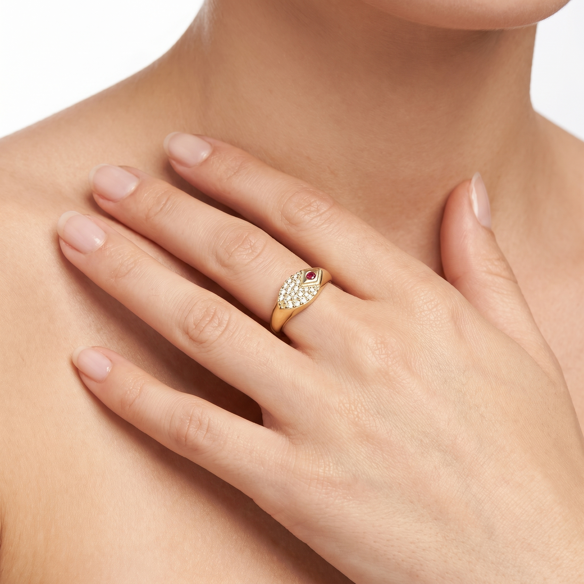Vertical Horizon Ring (Pinky Finger)