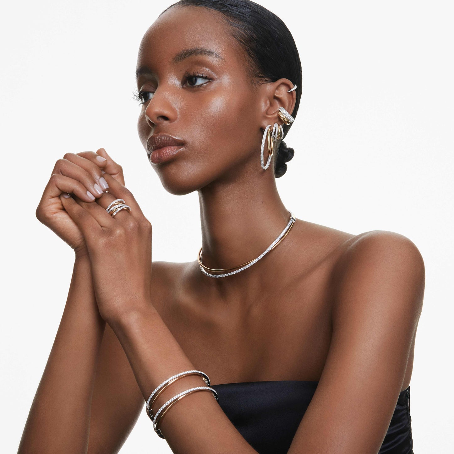 White Nova Küpe - MuffGem