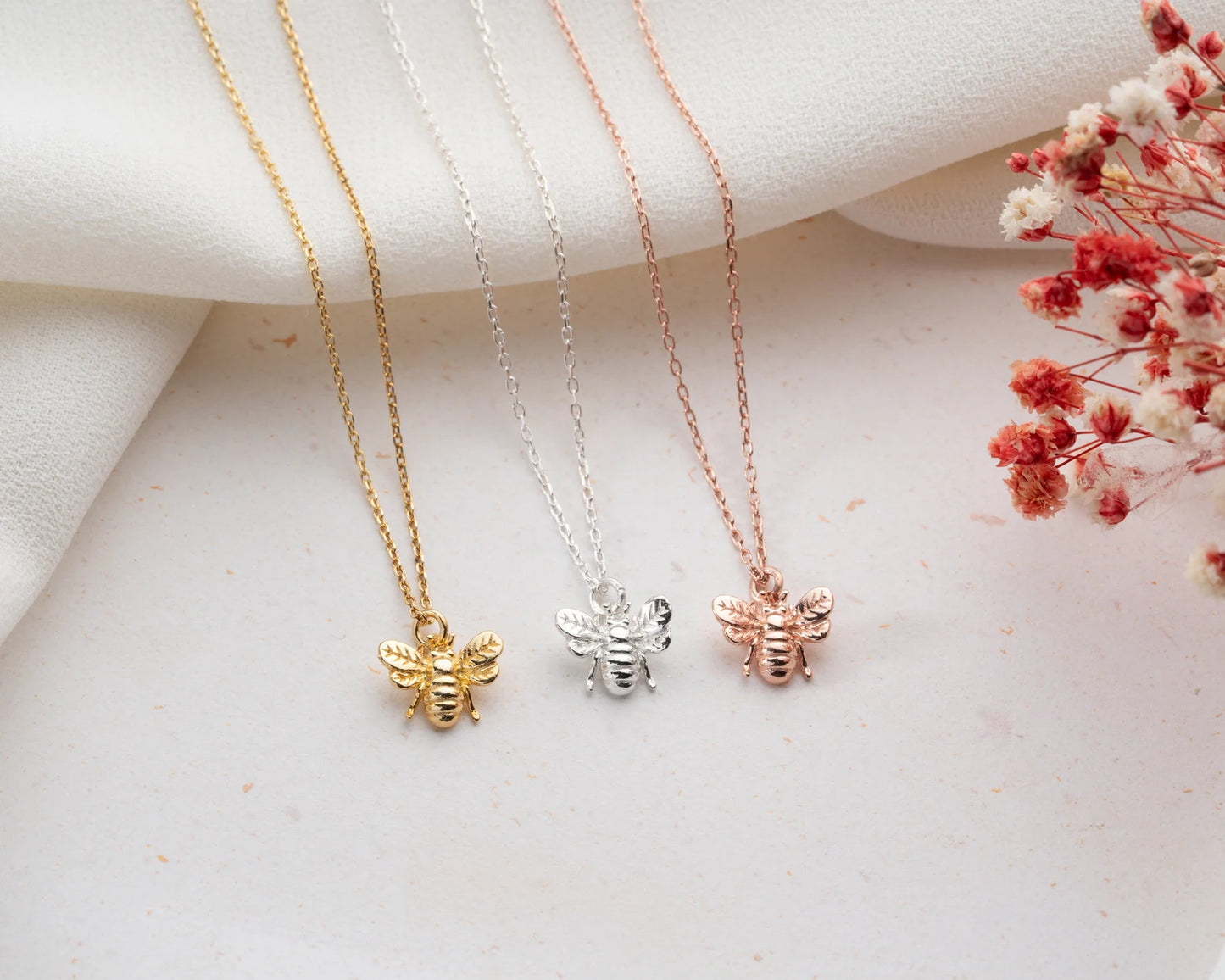 Apis Honey Bee Necklace