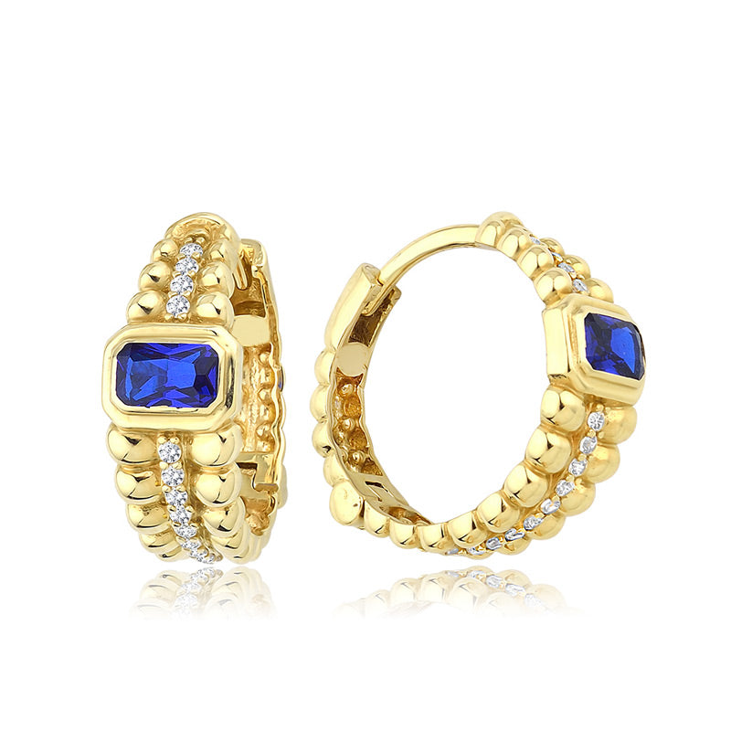 Blue Mist Drop Küpe - MuffGem