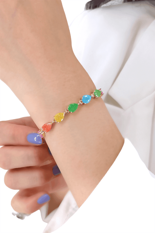 Colorful Drop Bileklik - MuffGem