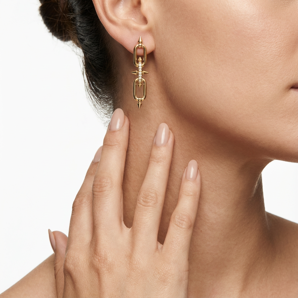 Aurelia Blade Küpe (İthal Kutulu Model)