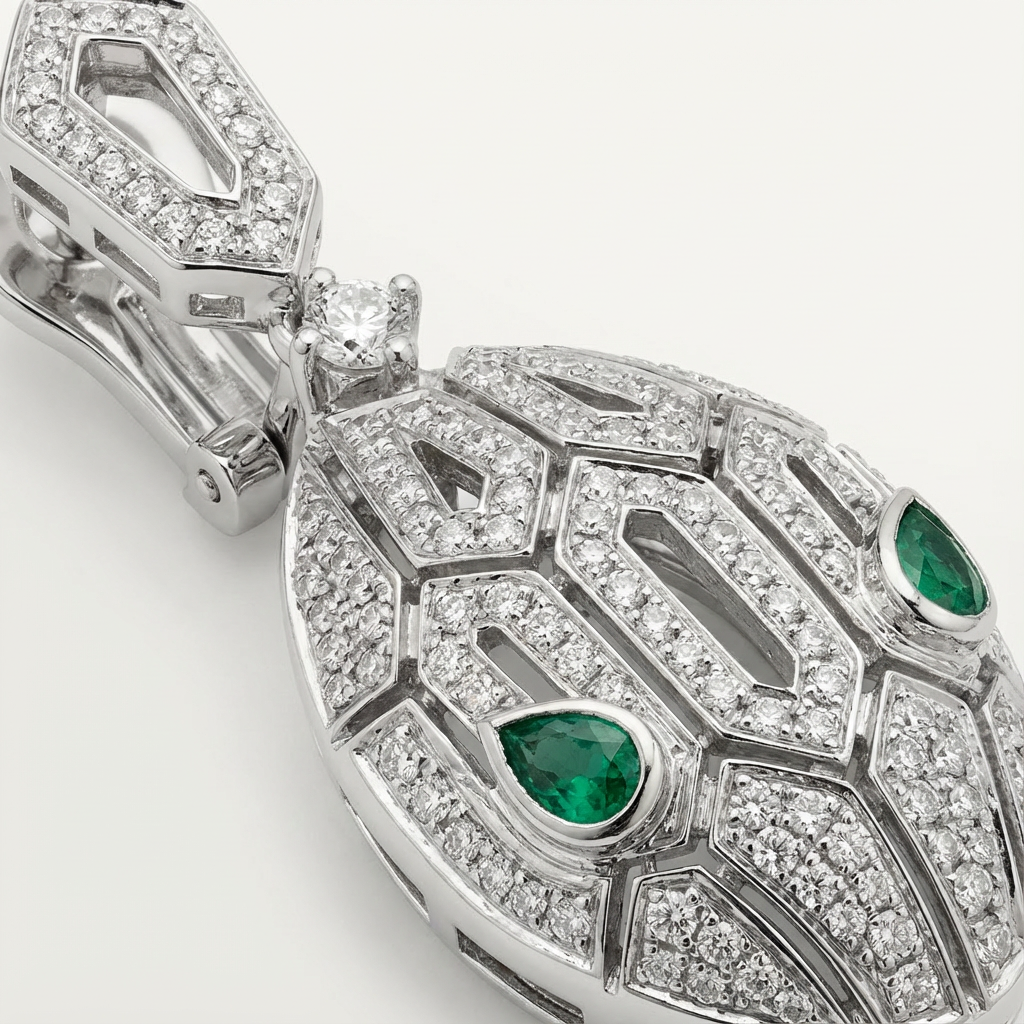 Serpentis Eye Küpe (İthal Kutulu Model)