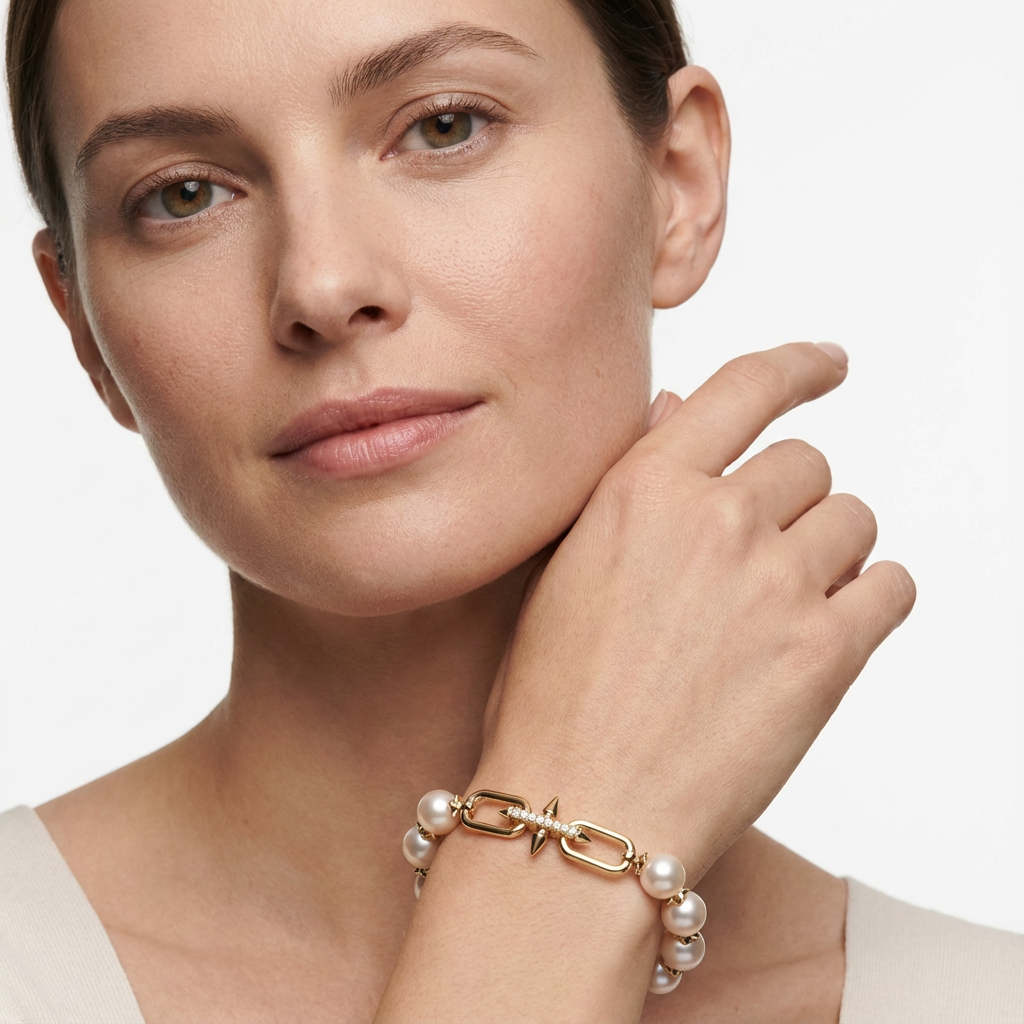 Lunaria Pearl Bileklik (İthal Kutulu Model)