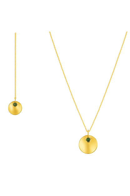 Stellara Birthstone Sparkle Set – Personalized Necklace &amp; Earrings