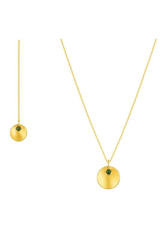 Stellara Birthstone Sparkle Set – Personalized Necklace &amp; Earrings