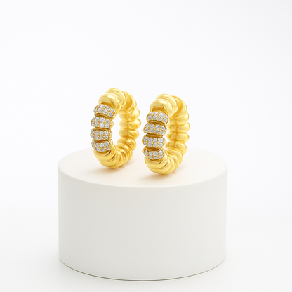 Brillobeam Hoops Küpe - MuffGem