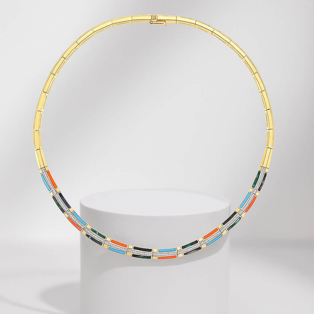Pulse Mosaic Kolye - MuffGem