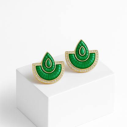 Серьги Green Arc Enchant
