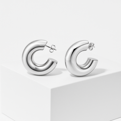 Серьги Crescent Argenté