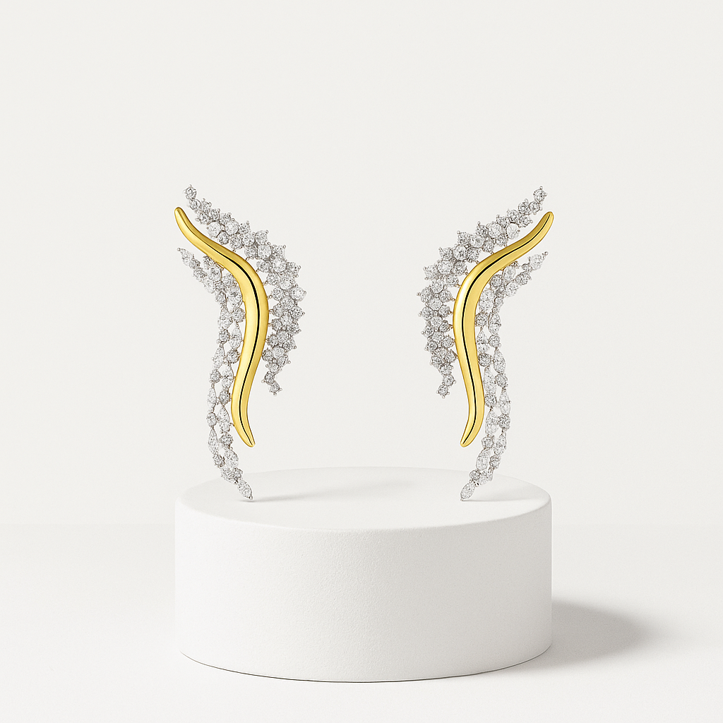 Серьги Lumière Swoop