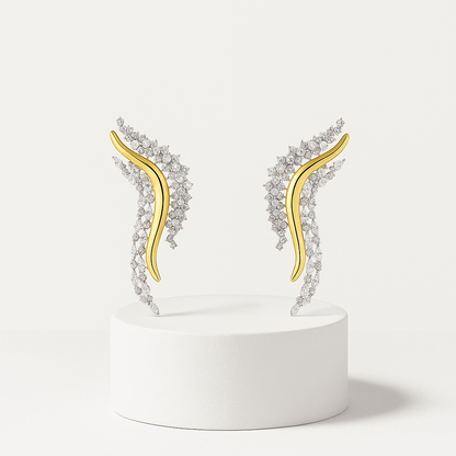Серьги Lumière Swoop