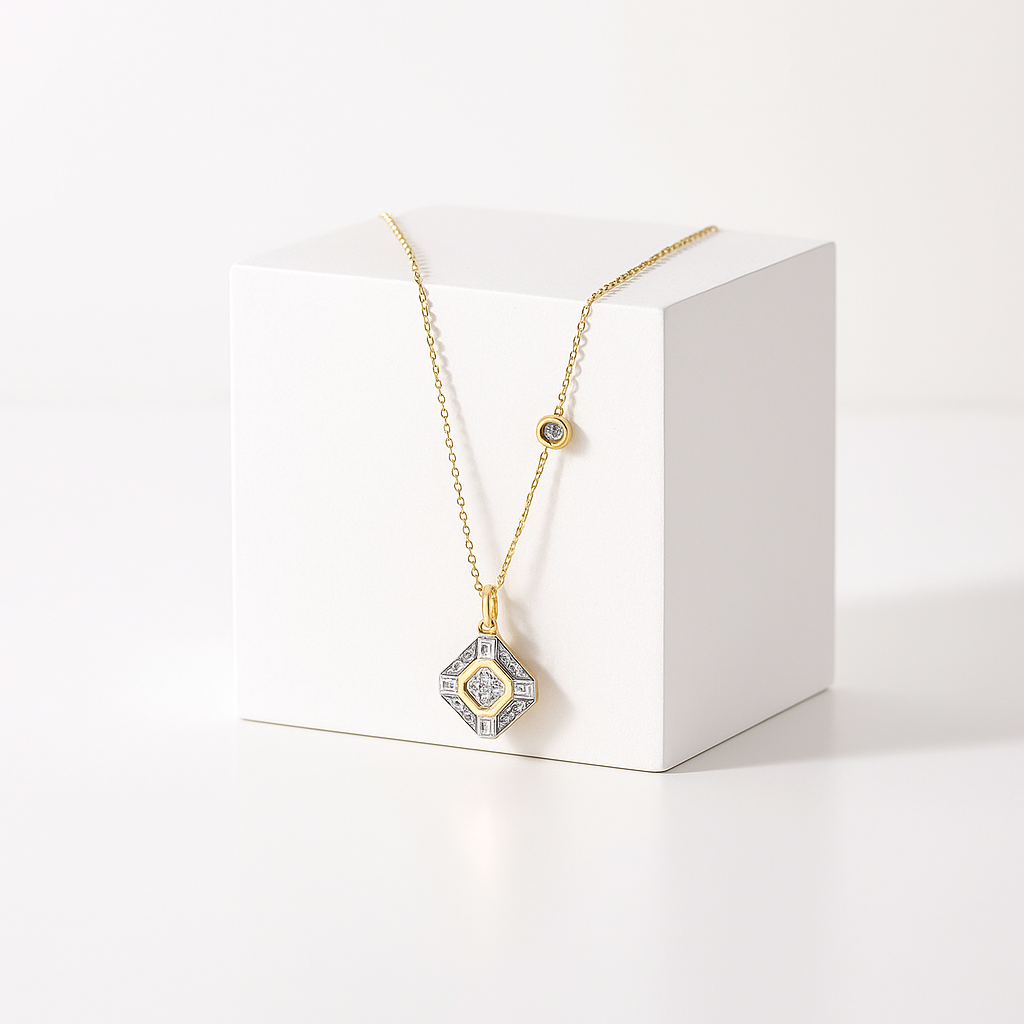 Lattice Prism Kolye