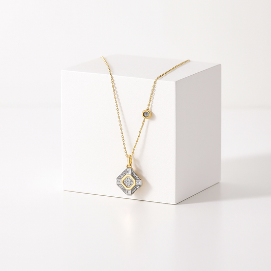 Lattice Prism Kolye