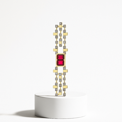 Серьги Ruby Matrix