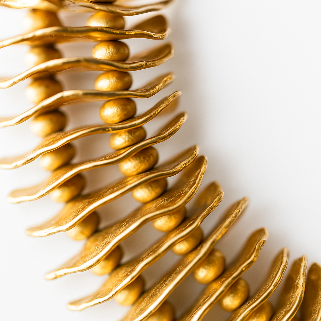 Golden Ripple Necklace 