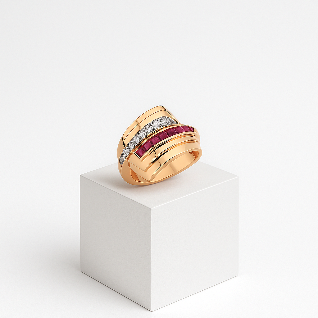 Crimson Mirage Ring