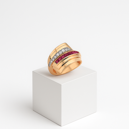 Crimson Mirage Ring