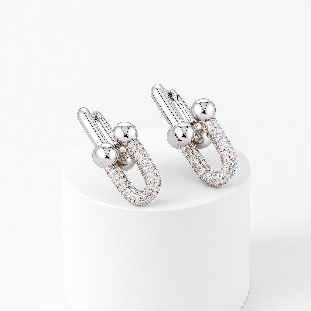 Серьги из камня Tiff