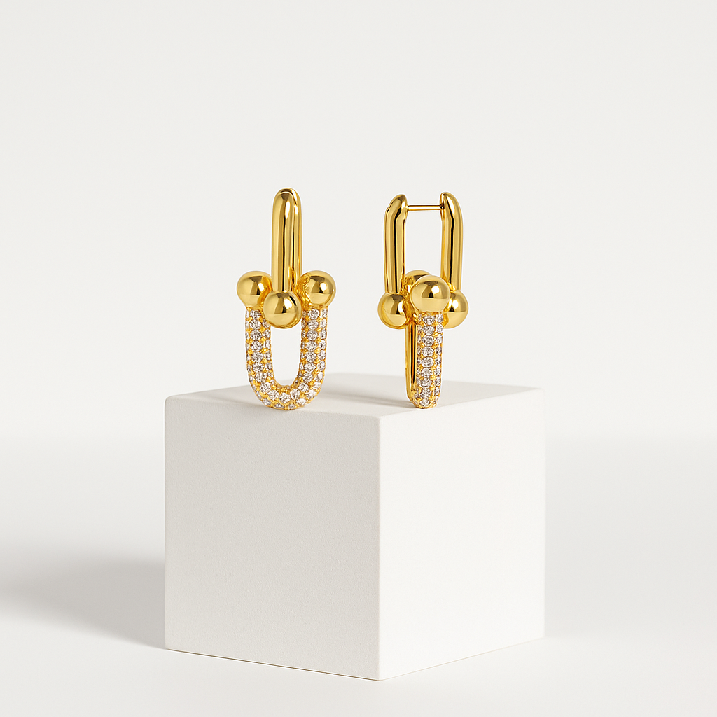 Серьги из камня Tiff