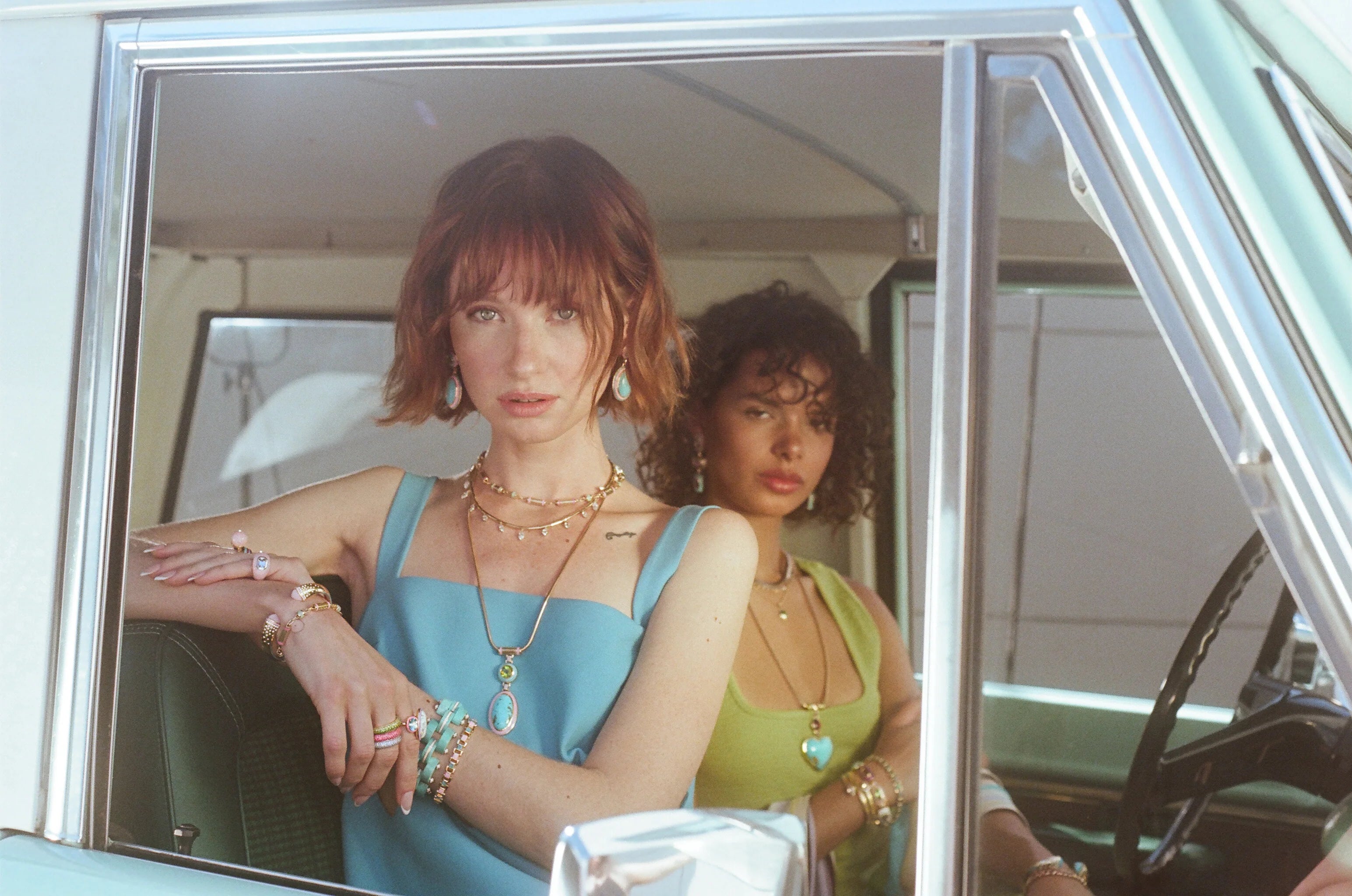 Kite Pavé Fringe Necklace