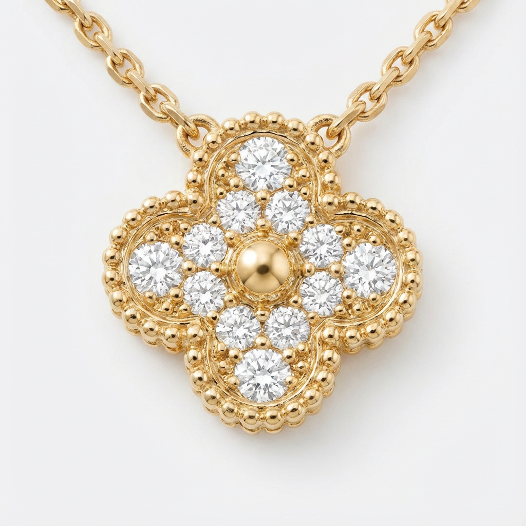 VCA Clovisse Pure Kolye (İthal Kutulu Model)