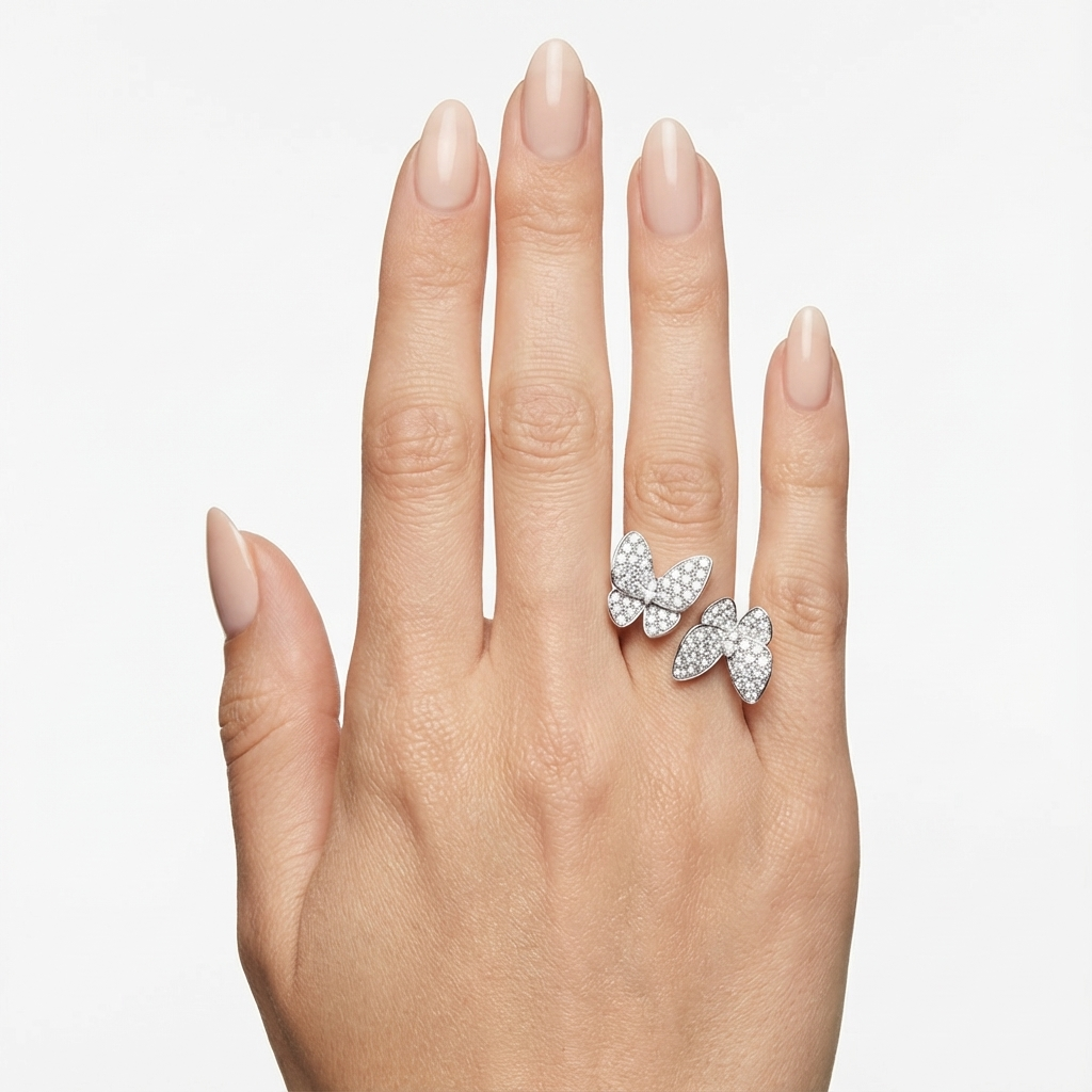 VCA Wing Duo Yüzük (İthal Kutulu Model)