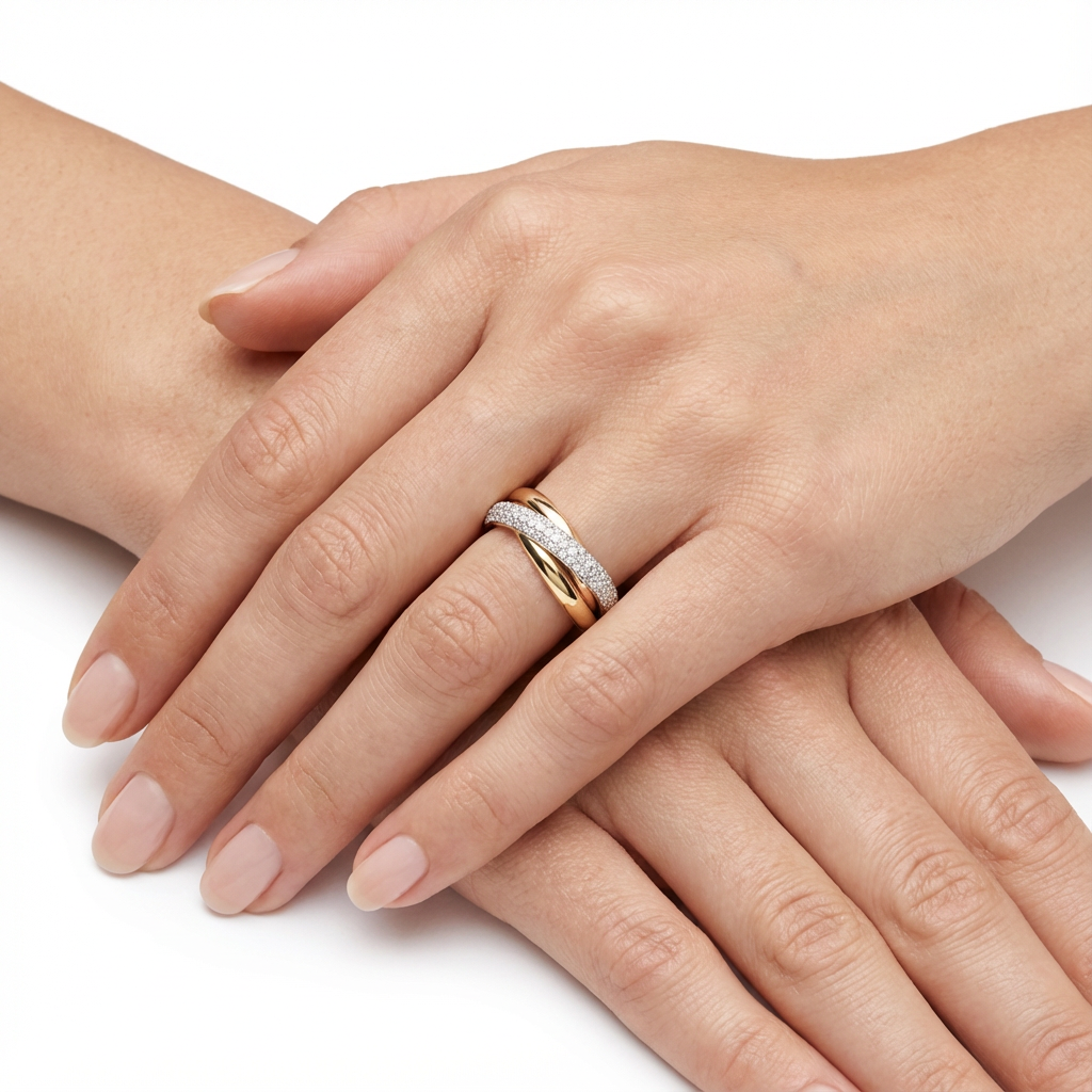 Кольцо Infinity Trio Ring (импортированная коробочная модель)