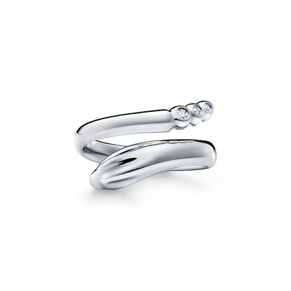 S Curve Yüzük (İthal Kutulu Model)