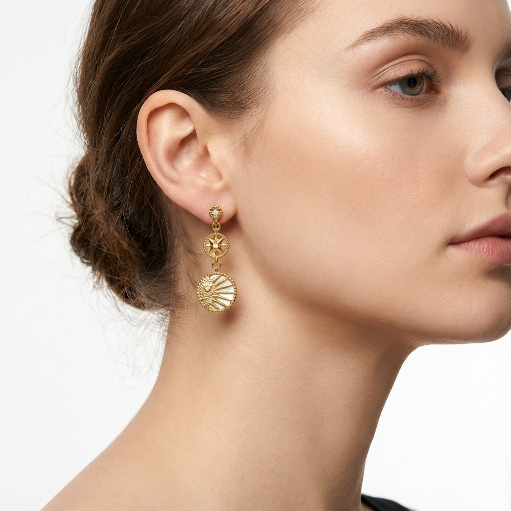 Серьги Sol &amp; Luna (импортная модель в коробке)