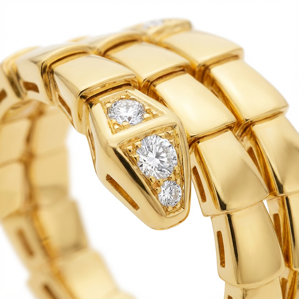 Veloura Serpent Yüzük (İthal Kutulu Model)