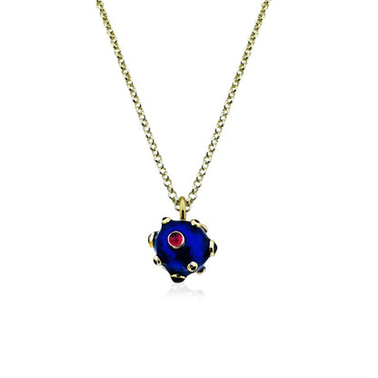 Garnet Crown Orb Kolye - MuffGem