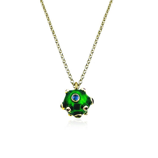 Garnet Crown Orb Kolye - MuffGem