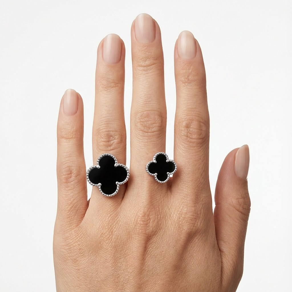 VCA Opal Quadra Yüzük (İthal Kutulu Model)