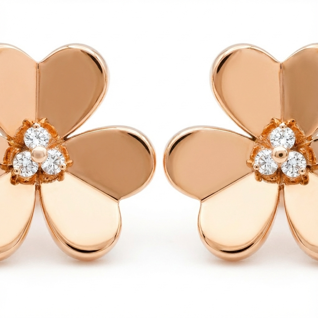 VCA Eterna Fleur Küpe (İthal Kutulu Model)