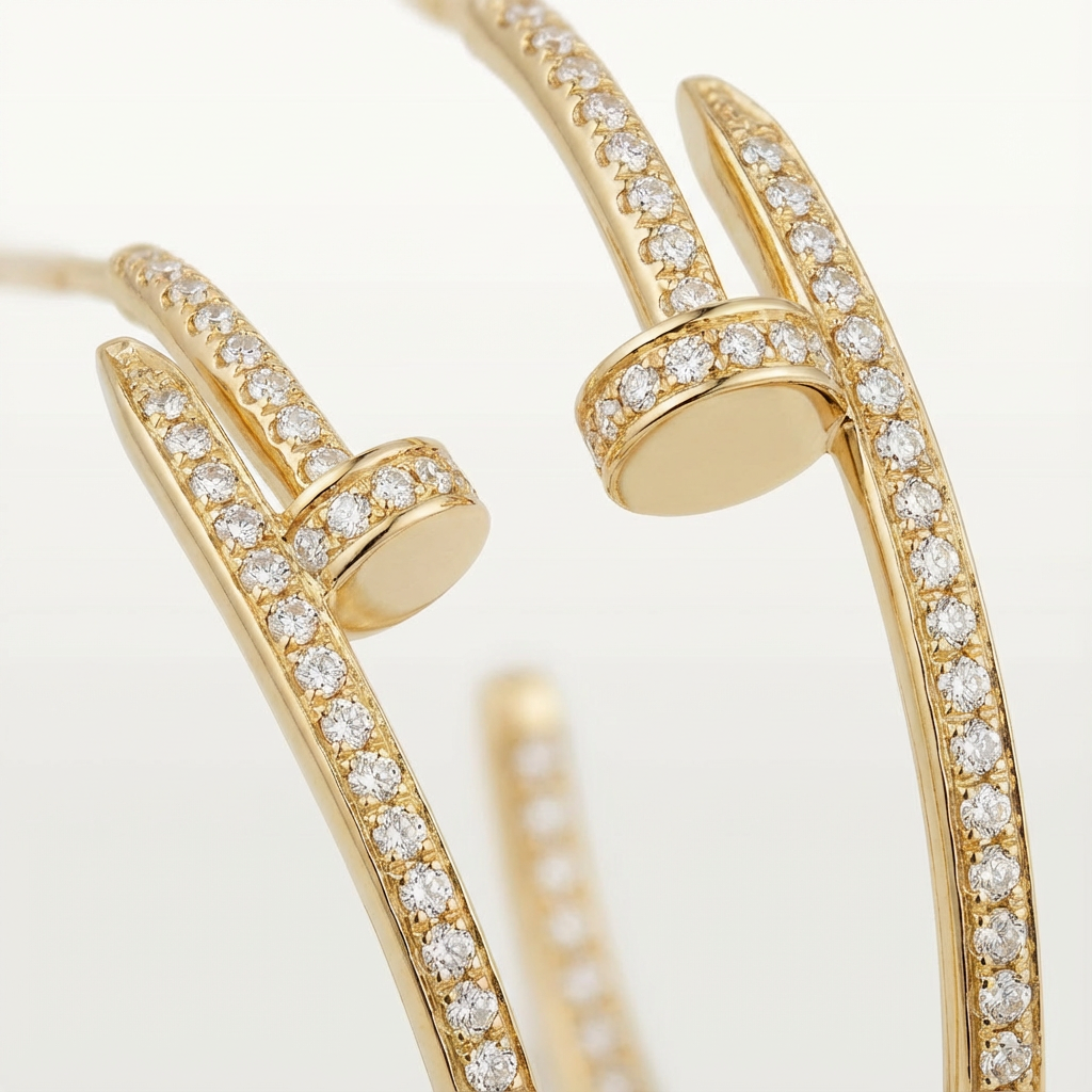 Voltare Hoop Küpe (İthal Kutulu Model)