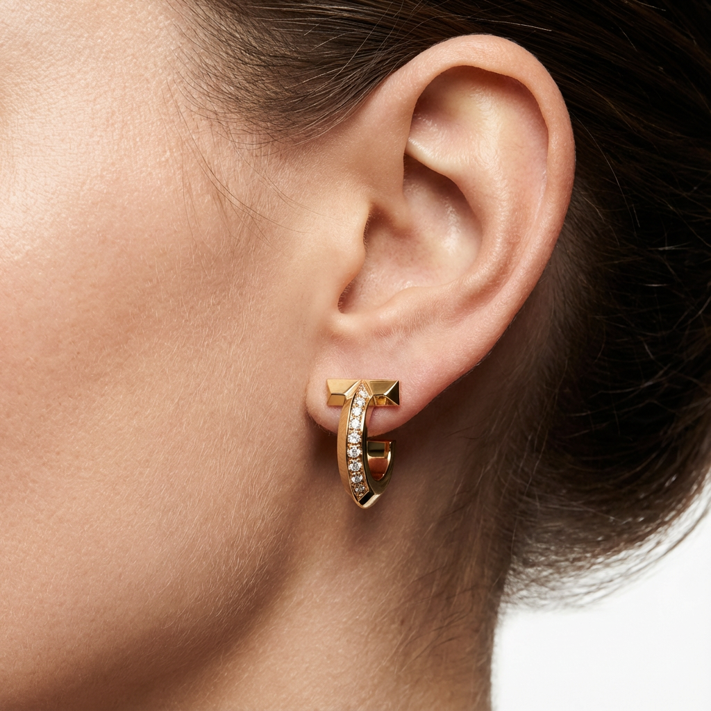 Radiant V Küpe (İthal Kutulu Model)