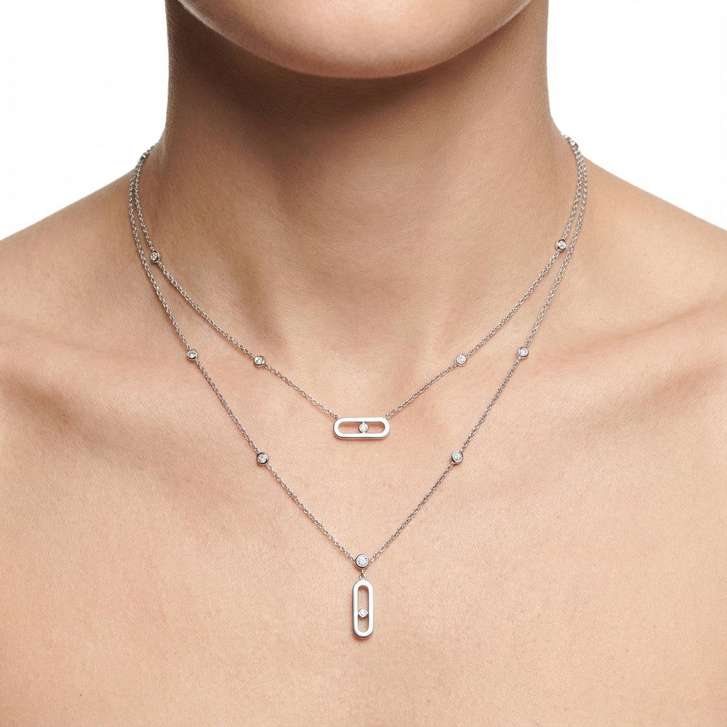 Aurelia Twin Necklace (Imported Model)
