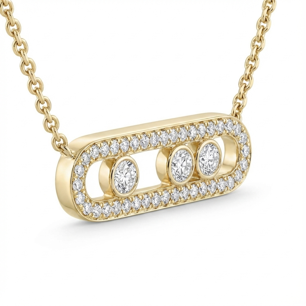 Eterna Trio Necklace (Imported Model)