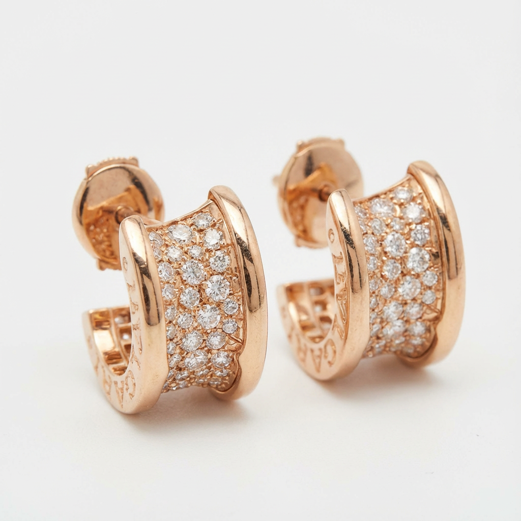 Серьги «Большой павильон» (импортная модель в коробке)