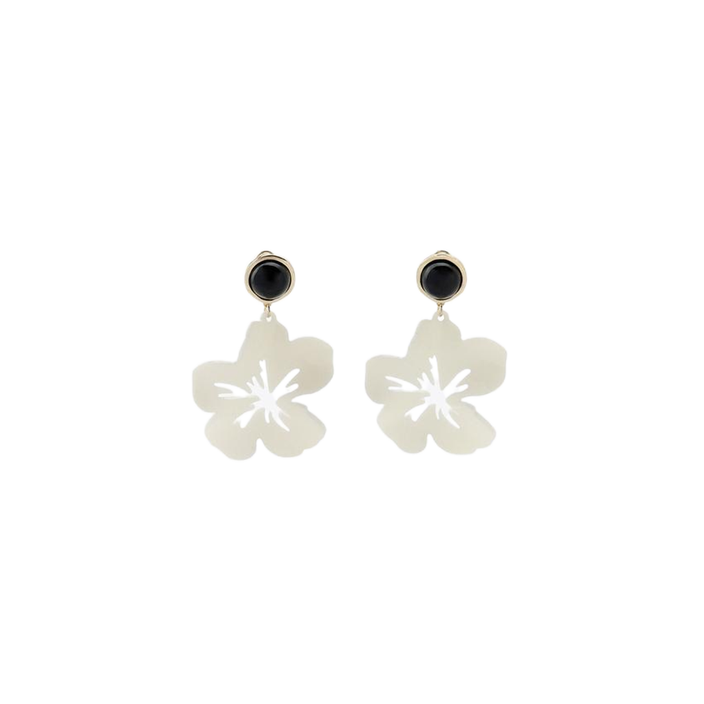 Ébène Fleur Earrings