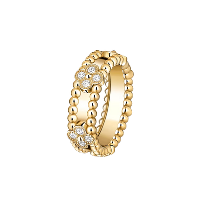 VCA Clover Dot Yüzük (İthal Kutulu Model)