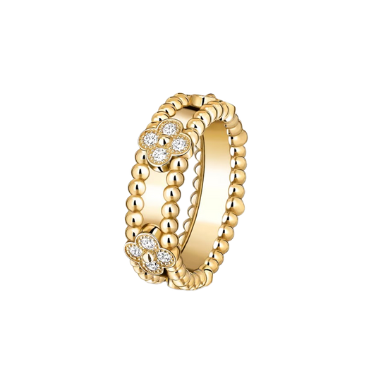 VCA Clover Dot Yüzük (İthal Kutulu Model)