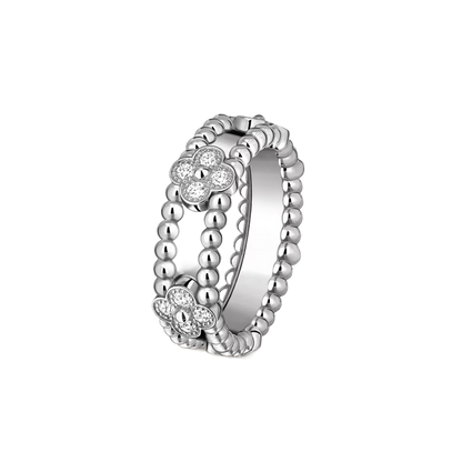 VCA Clover Dot Yüzük (İthal Kutulu Model)