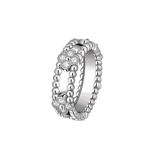 VCA Clover Dot Yüzük (İthal Kutulu Model)