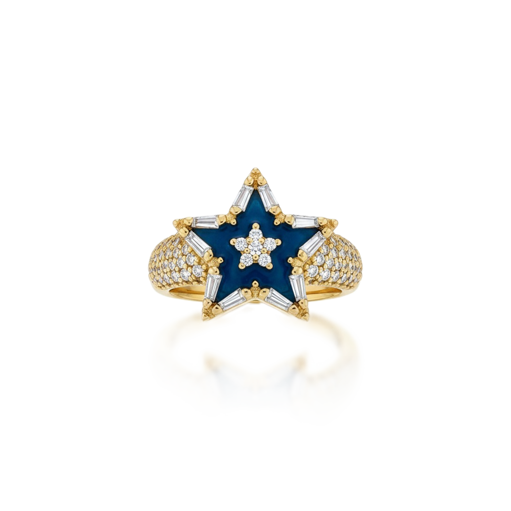 Blue Constellation Yüzük