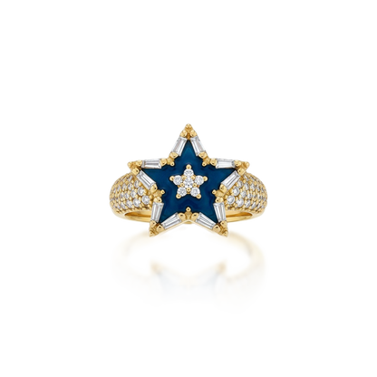 Blue Constellation Yüzük