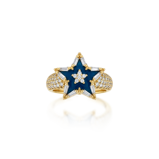 Blue Constellation Yüzük