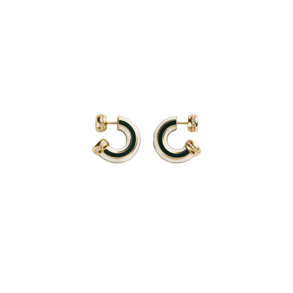 Noir Stripe Earrings